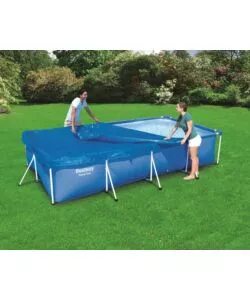 Telo di copertura per piscina da 300 cm bestway 304x205 cm - cod. 58106